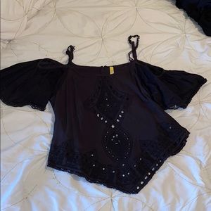 Cold shoulder Free People shirt